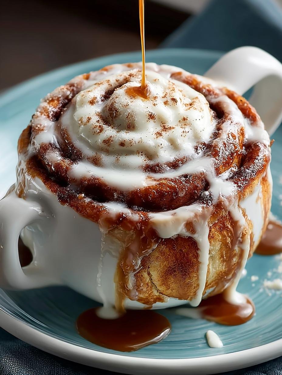 Microwave Cinnamon Roll Mug