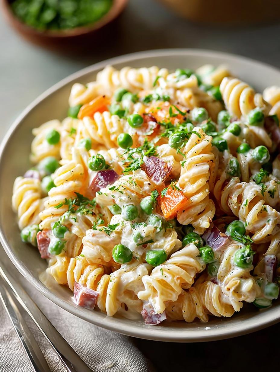 Pasta Salad with Peas: 6 Creamy Variations You’ll Love - Pasta Salad with Peas - additional detail