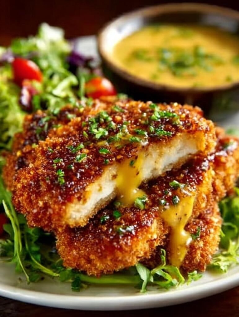 Pretzel Crusted Chicken with