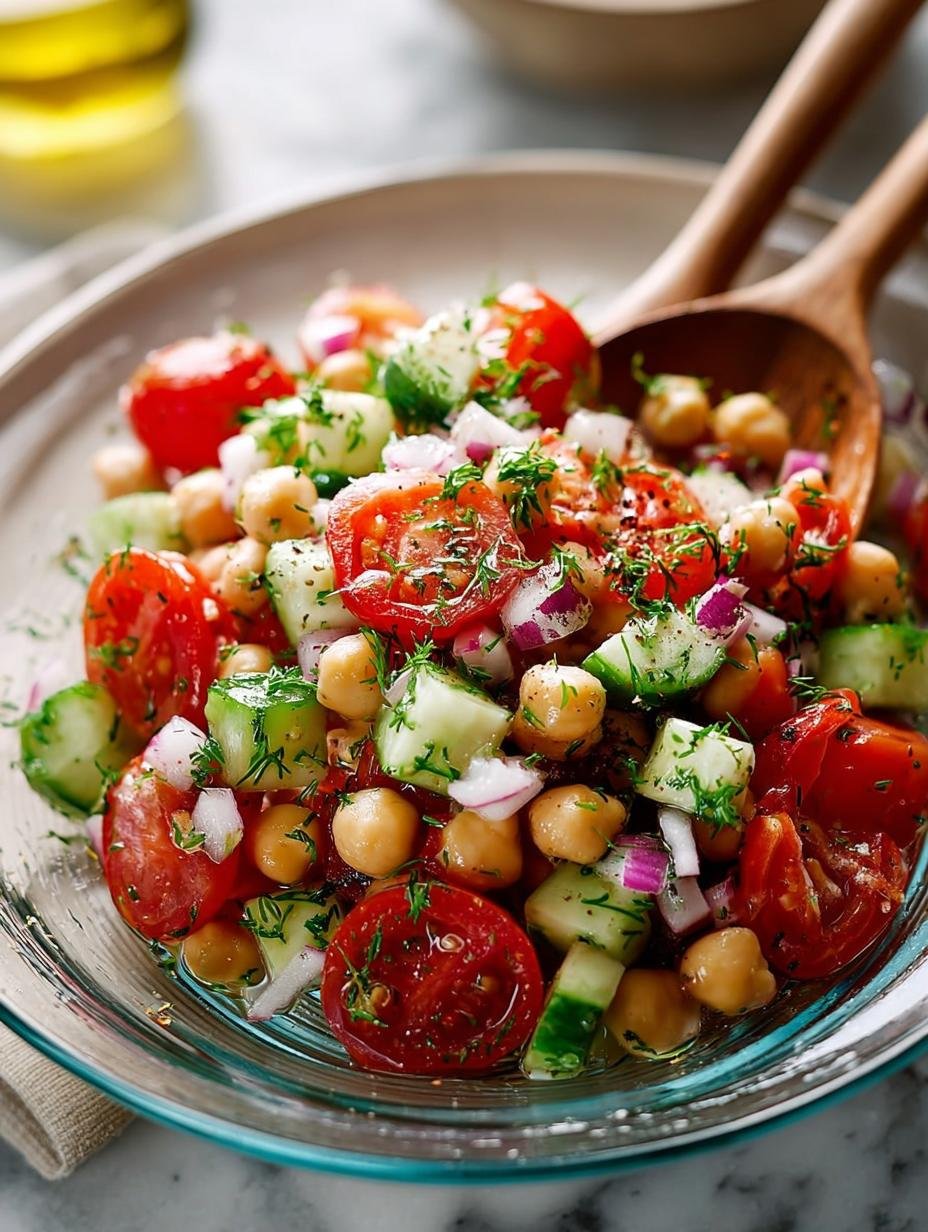 Refreshing Chickpea Salad with 10 Best Ingredients 1 Refreshing Chickpea Salad with
