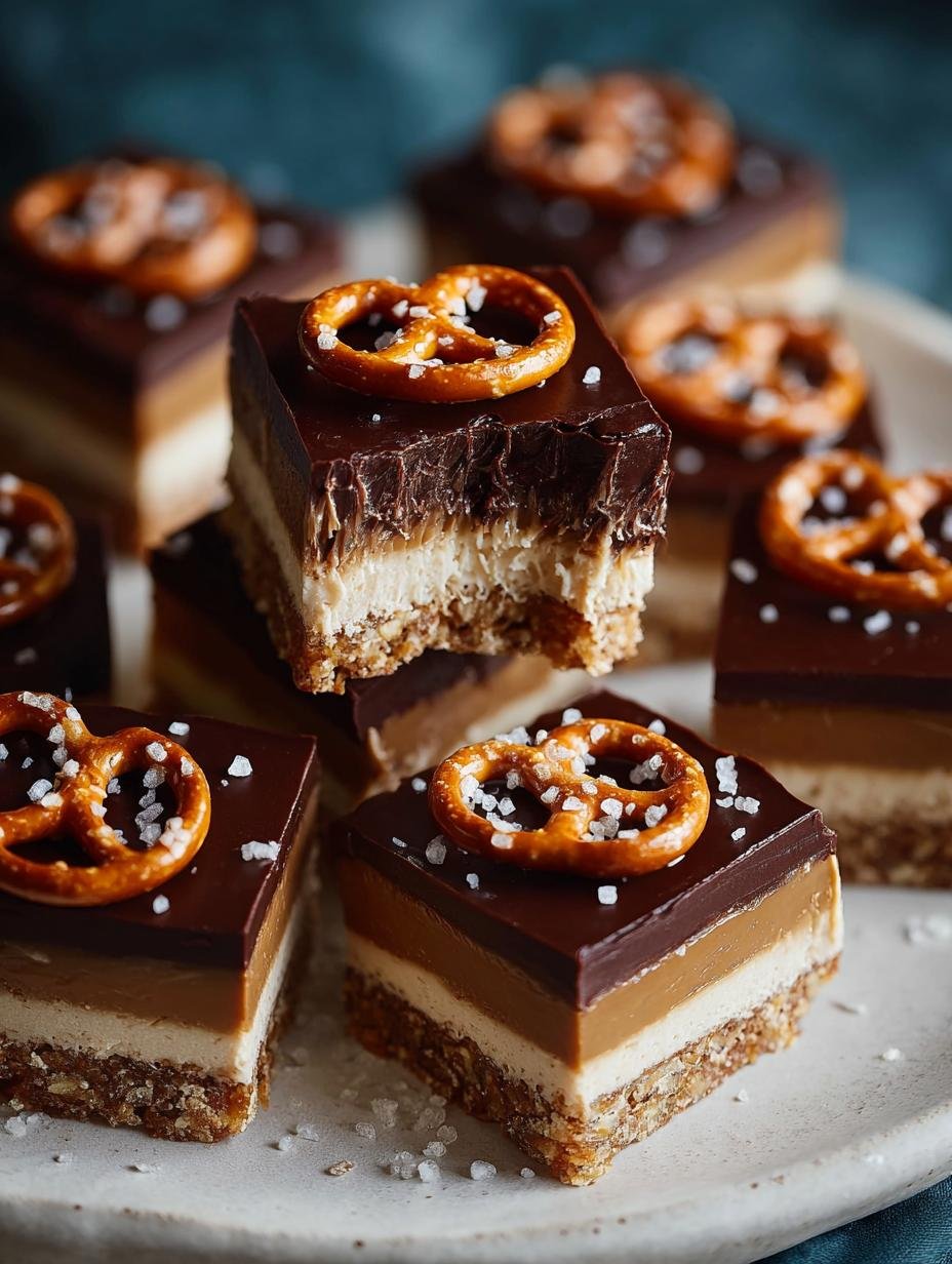 Salted Pretzel Millionaire Bars: 7 Decadent Layers to Savor - Salted Pretzel Millionaire Bars - additional detail