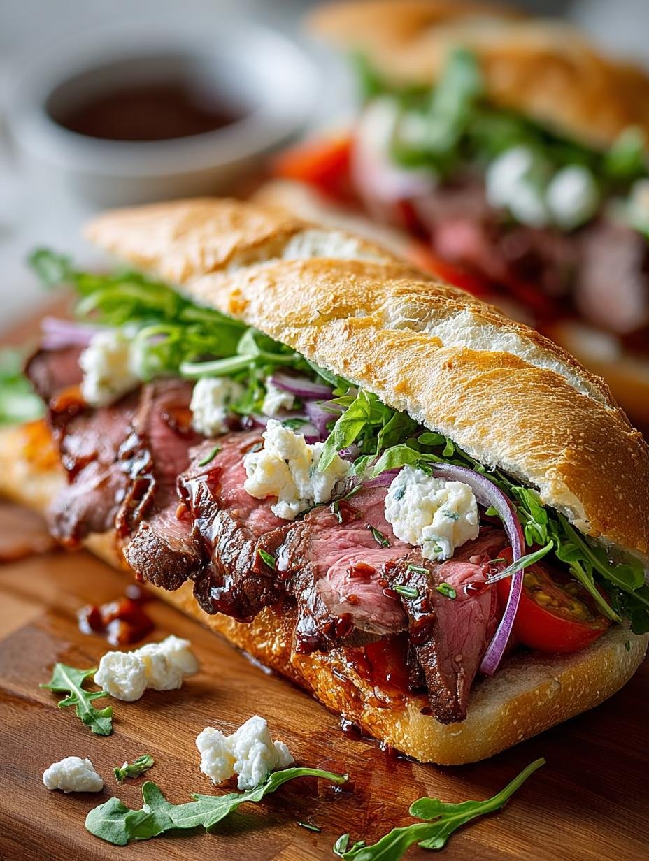 Sirloin Steak Sandwich with