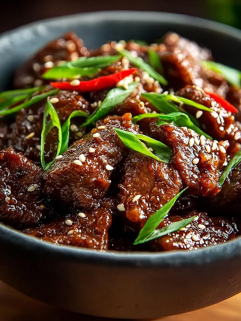 Slow Cooker Mongolian Beef