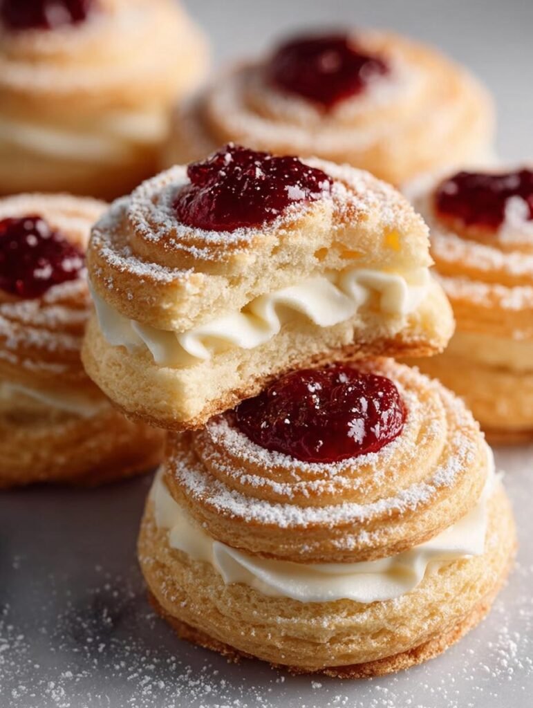 Viennese Whirls with Jam