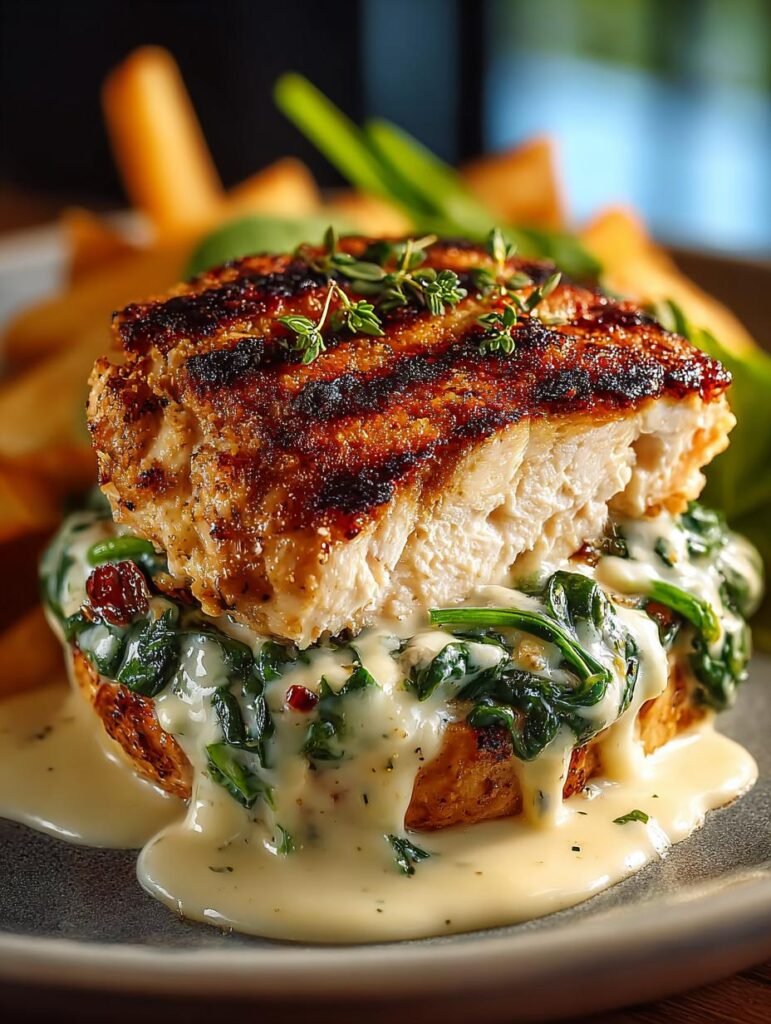 White Cheddar Spinach Chicken