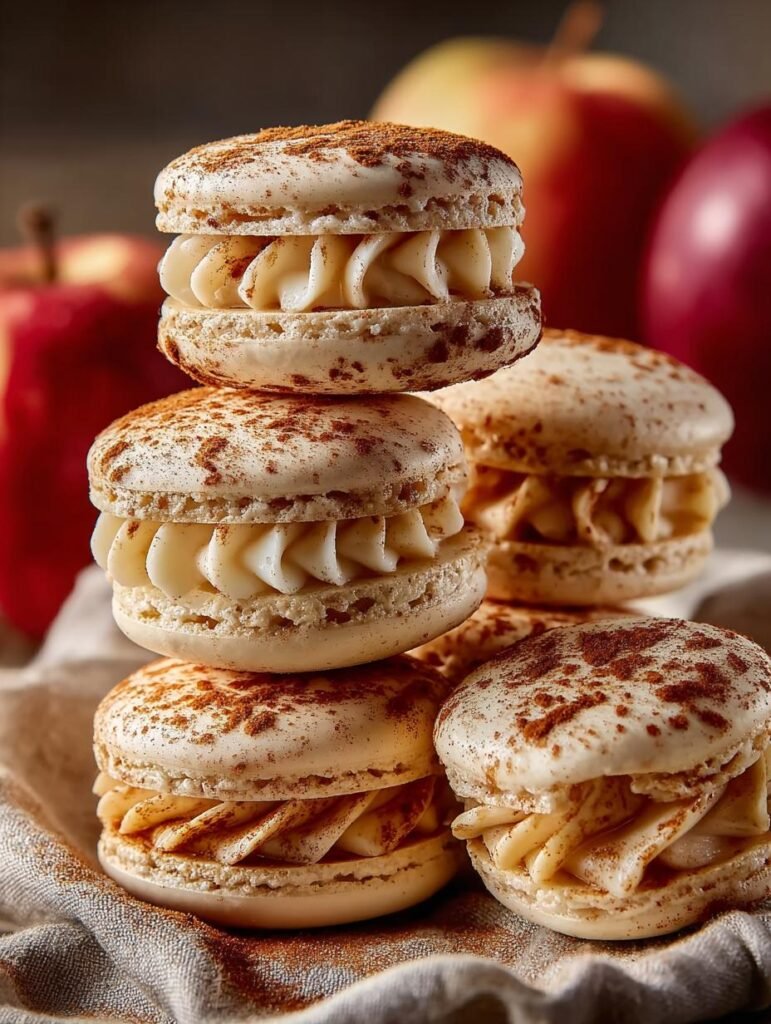 Apple Pie Macarons