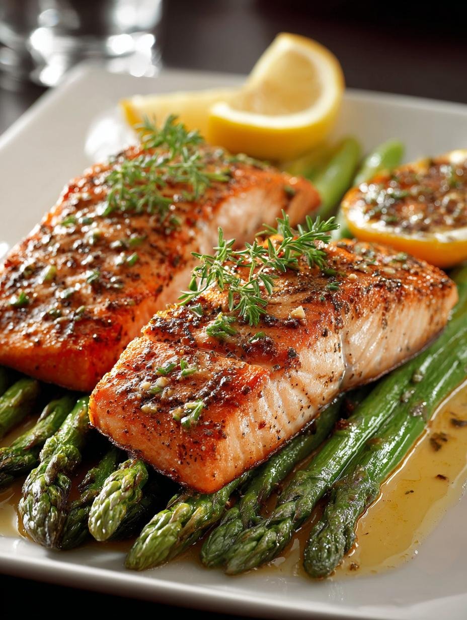 Baked Tasmanian Salmon with Asparagus: A Healthy Delight - Baked Tasmanian Salmon with - main visual representation