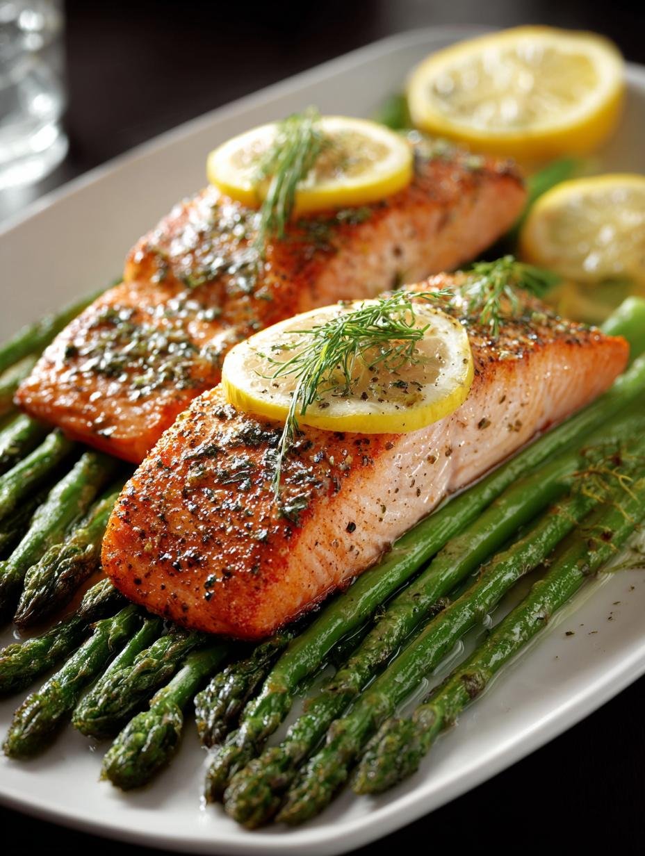 Baked Tasmanian Salmon with Asparagus: A Healthy Delight - Baked Tasmanian Salmon with - additional detail
