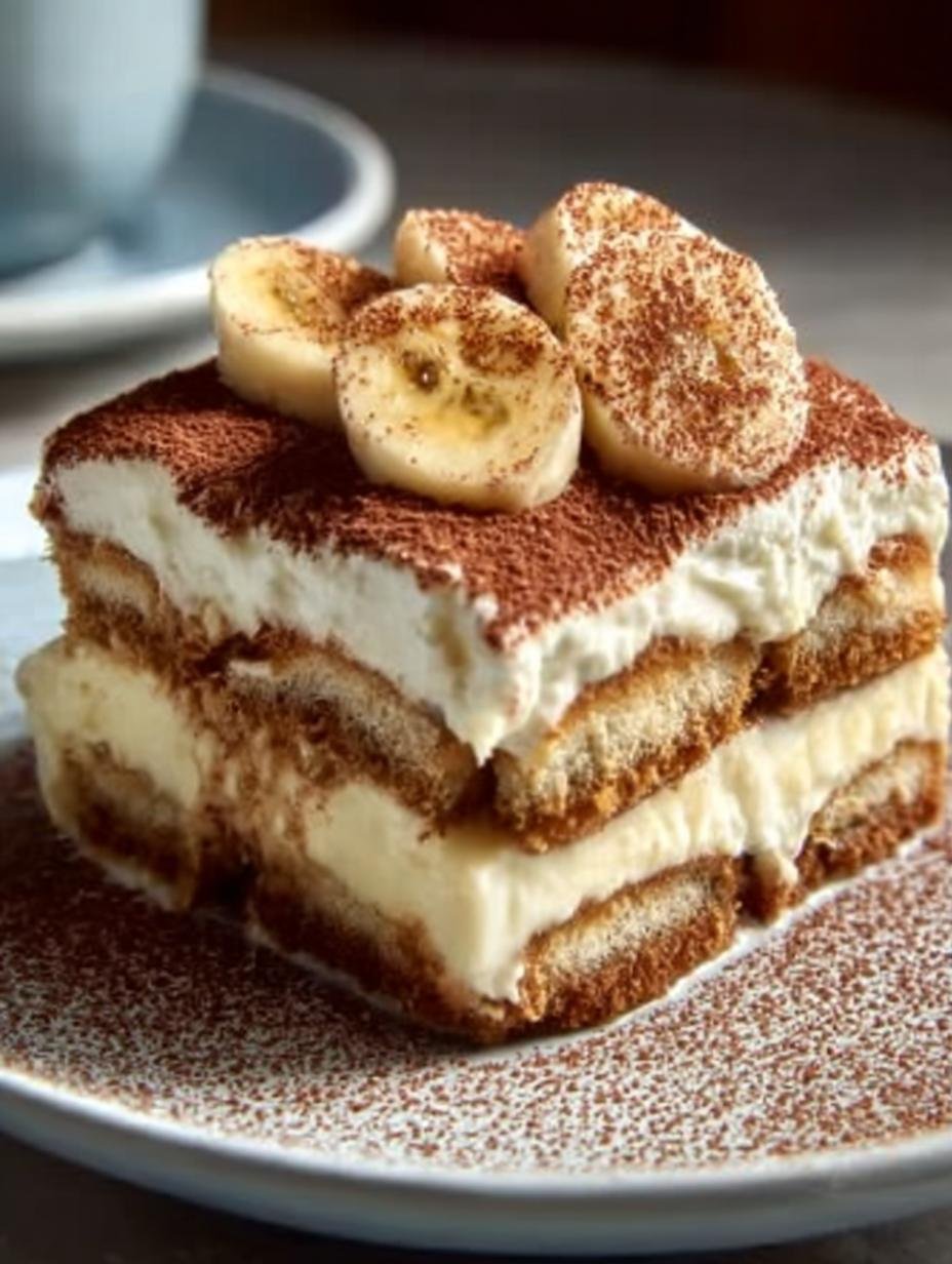 Banana Pudding Tiramisu Incredible Delight in 8 Layers - Banana Pudding Tiramisu Incredible - main visual representation