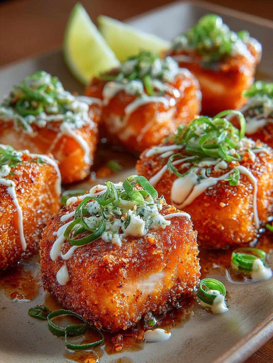 Bang Bang Salmon Bites: 5 Reasons to Love This Appetizer - Bang Bang Salmon Bites - additional detail
