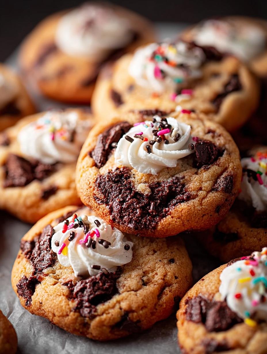 Birthday Cake Cookies Crumbl: 8 Irresistible Treats 3 Delicious Birthday Cake Cookies Crumbl decorated with sprinkles