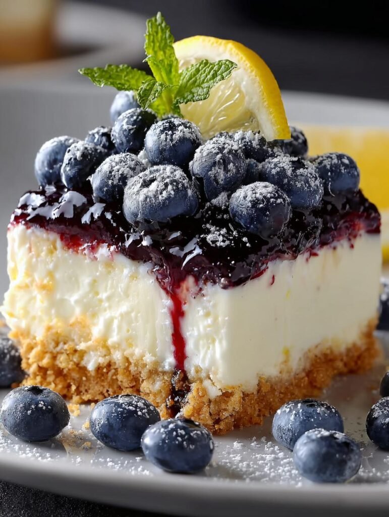 Blueberry Lemon Heaven Dessert