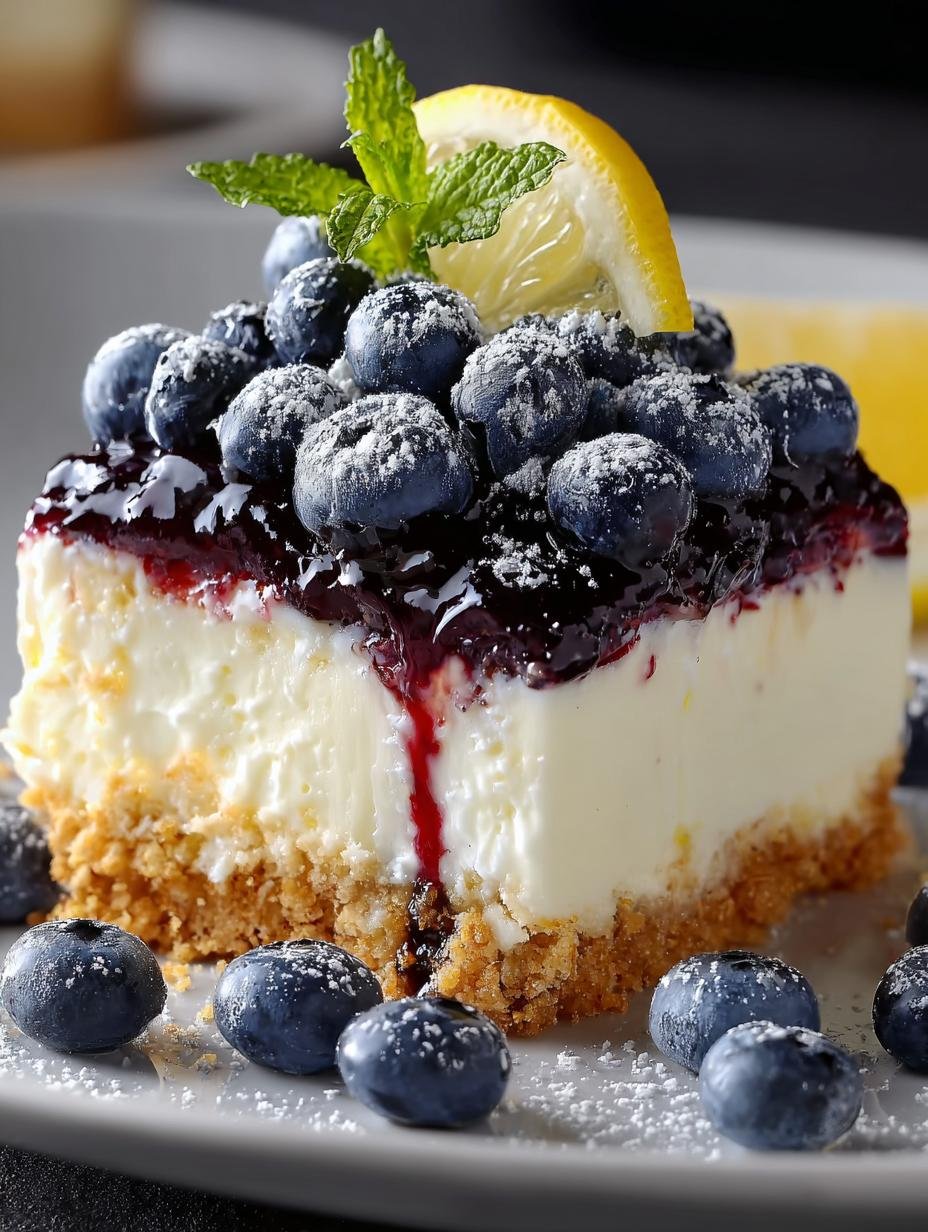 Blueberry Lemon Heaven Dessert