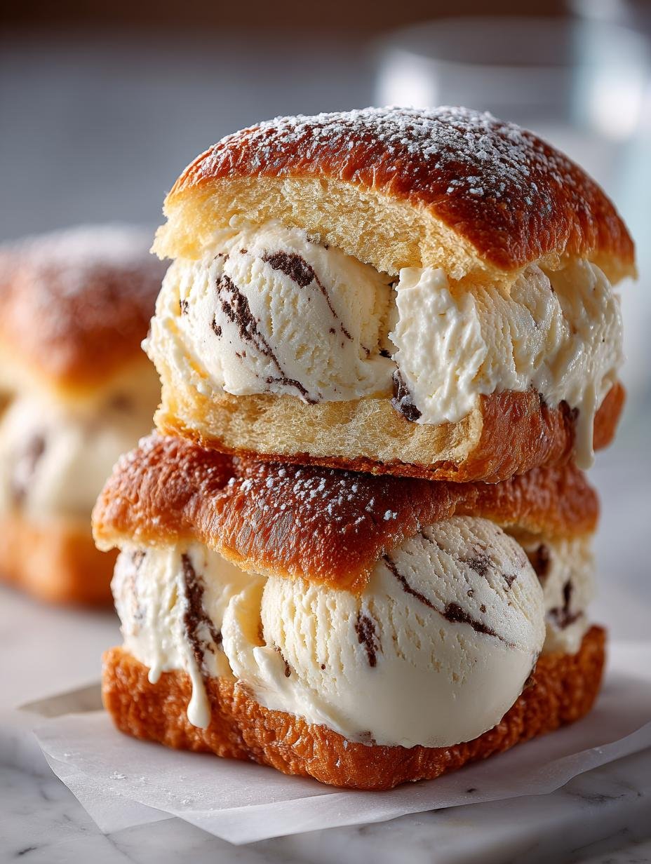 Brioche Ice Cream Sandwiches: 12 Decadent Treats to Savor 2 Brioche Ice Cream Sandwiches: 12 Decadent Treats to Savor - Brioche Ice Cream Sandwiches - main visual representation