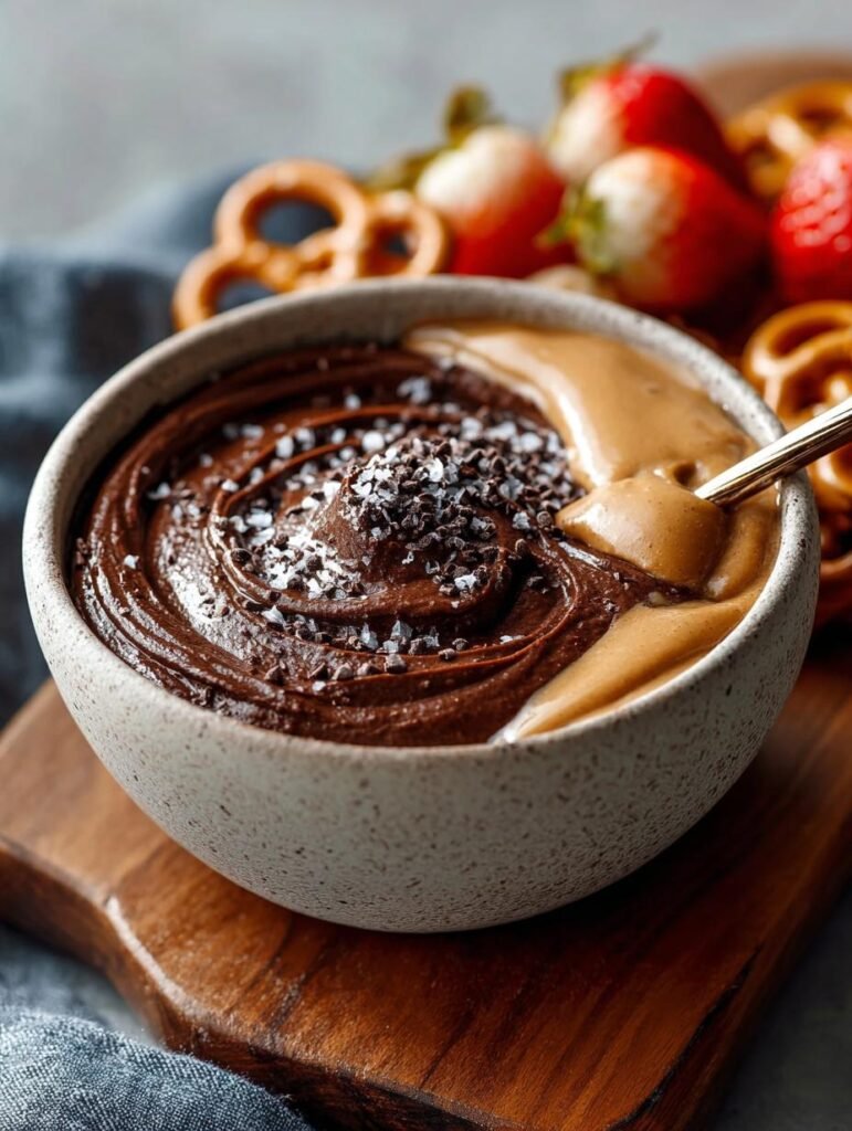 Brownie Batter Chocolate Hummus