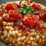 Caramelized Onion Tomato Risotto
