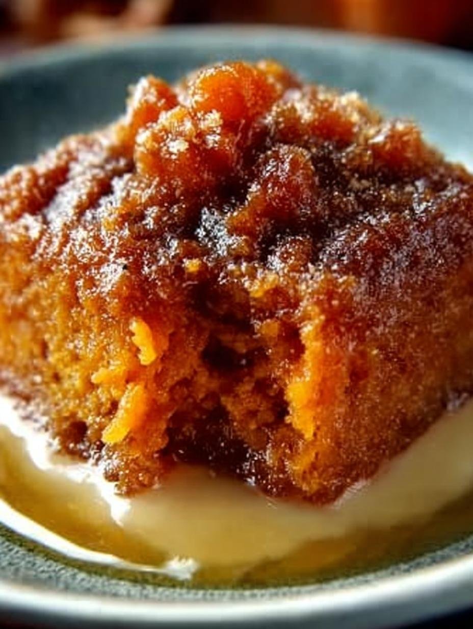 Carrot Pudding with Brown Sugar Sauce: 7 Reasons to Indulge 3 Carrot Pudding with Brown Sugar Sauce: 7 Reasons to Indulge - Carrot Pudding with Brown - additional detail