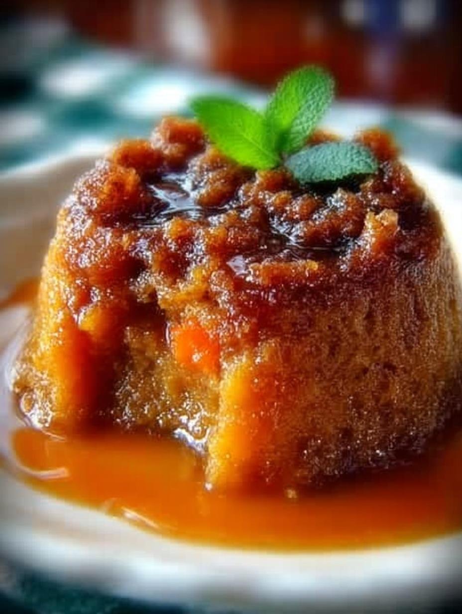 Carrot Pudding with Brown Sugar Sauce: 7 Reasons to Indulge 1 Carrot Pudding with Brown