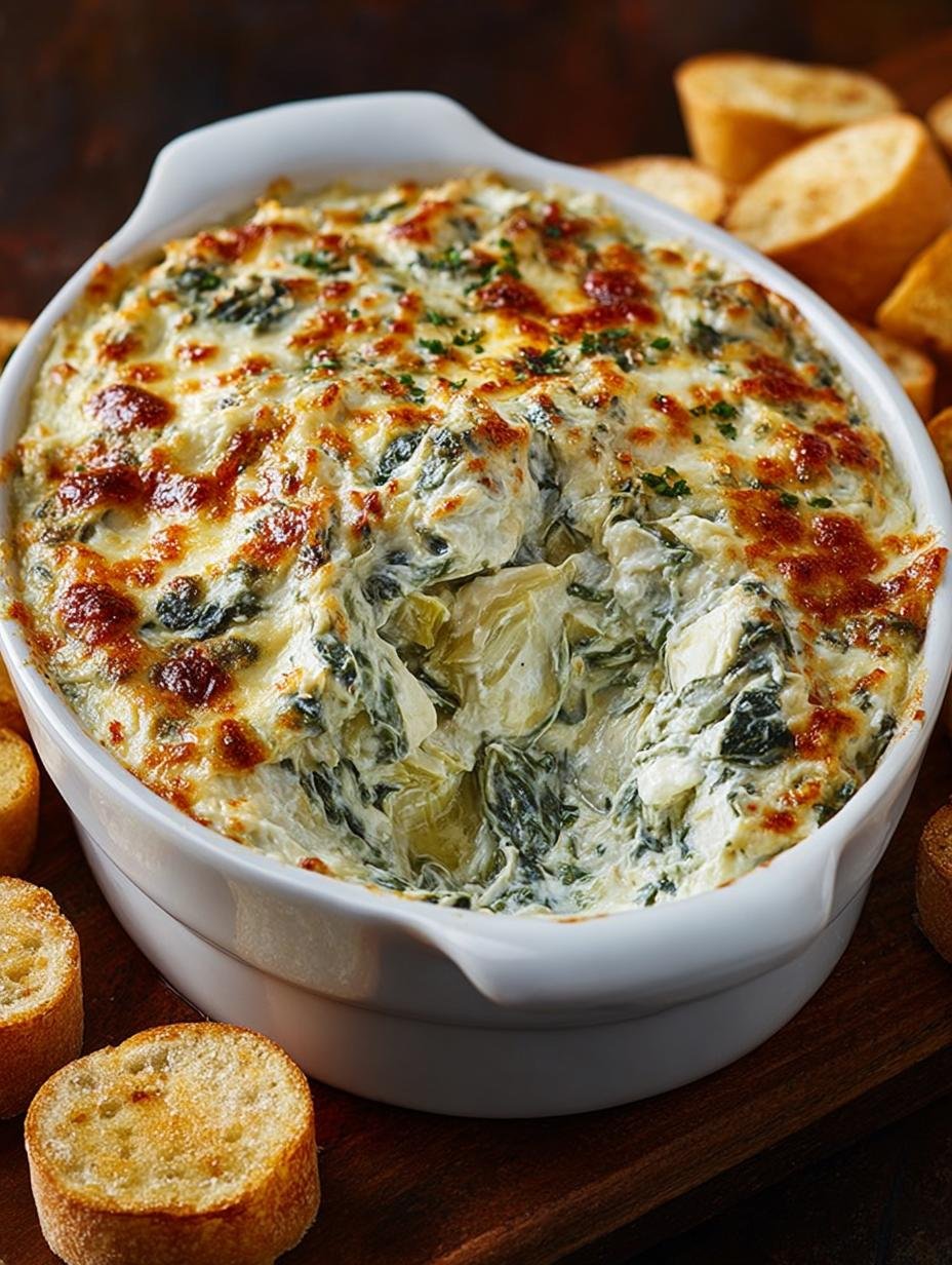 Cheesy Spinach Artichoke Dip: 5 Irresistible Reasons to Indulge - Cheesy Spinach Artichoke Dip - main visual representation