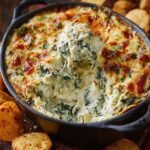 Cheesy Spinach Artichoke Dip