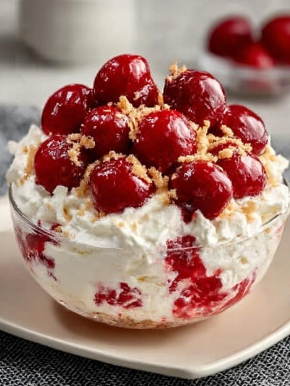 Easy Cherry Cheesecake Fluff: A Delightful Dessert - Cherry Cheesecake Fluff - additional detail