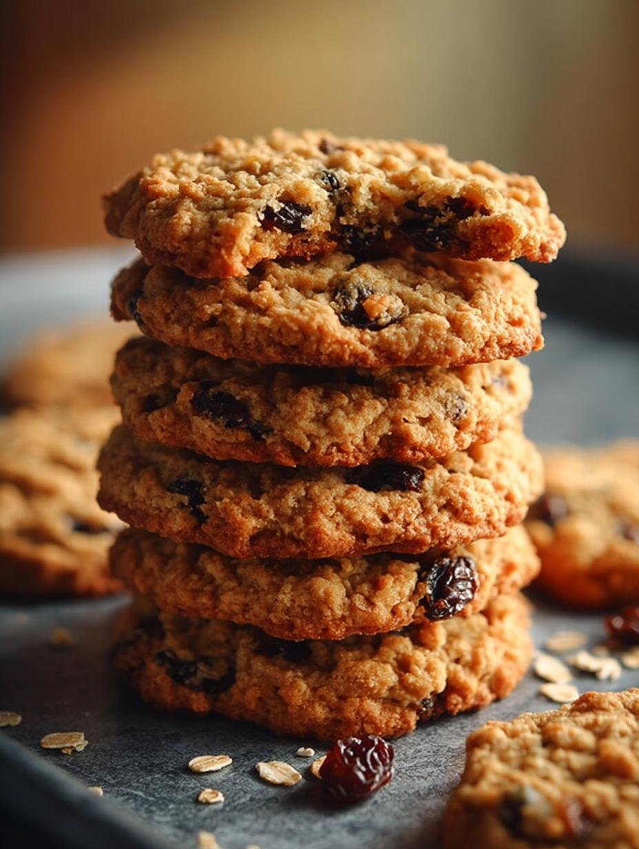 Chewy Oatmeal Raisin Cookies: 10 Irresistible Treats - Chewy Oatmeal Raisin Cookies - main visual representation