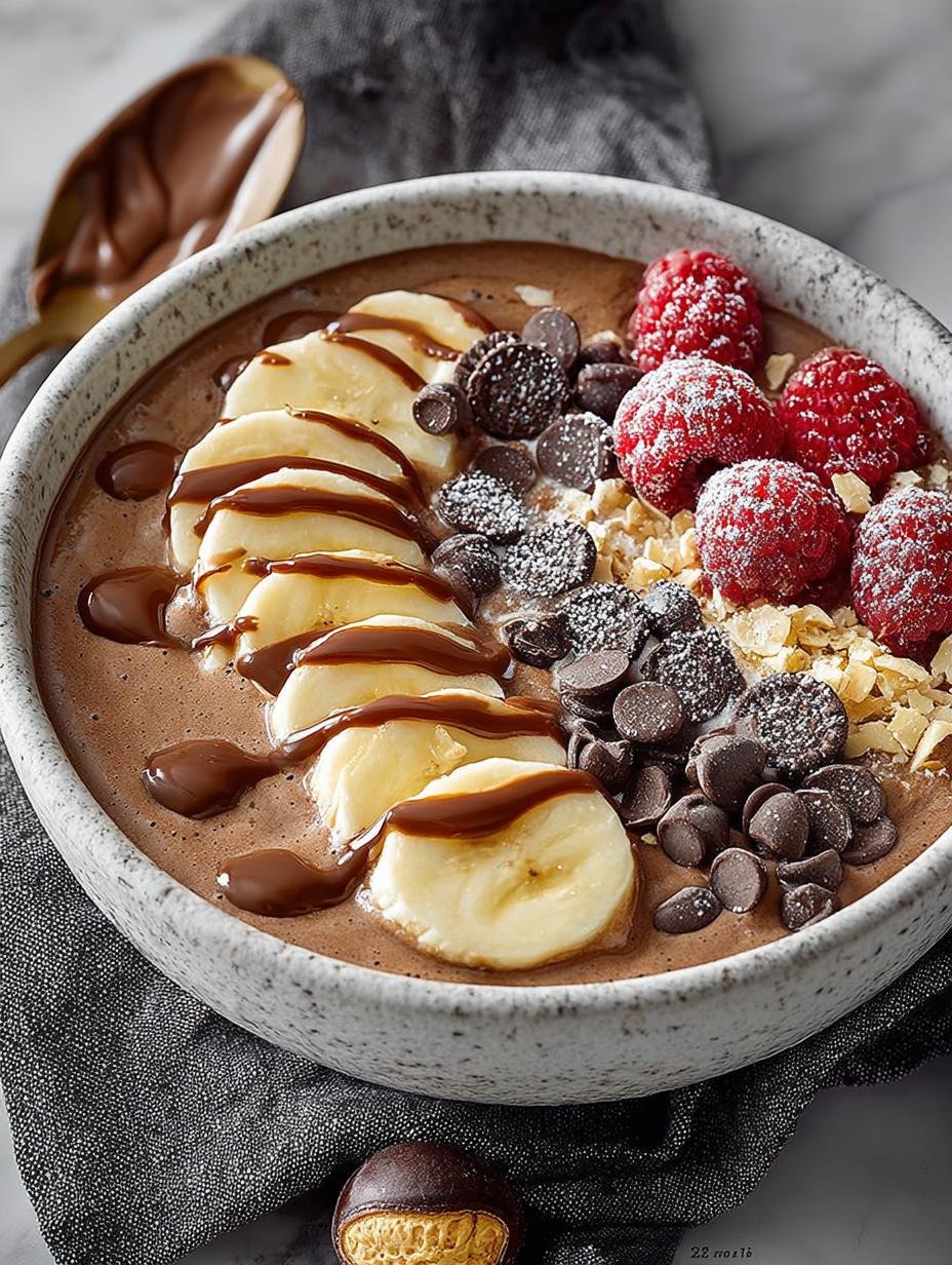 Chocolate Banana Smoothie Bowl