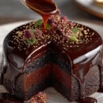 Chocolate Mirror Glaze Cake