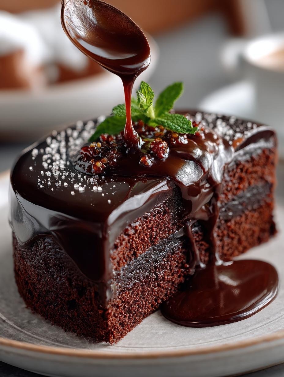 Chocolate Mirror Glaze Cake: 7 Steps to Perfection - Chocolate Mirror Glaze Cake - additional detail