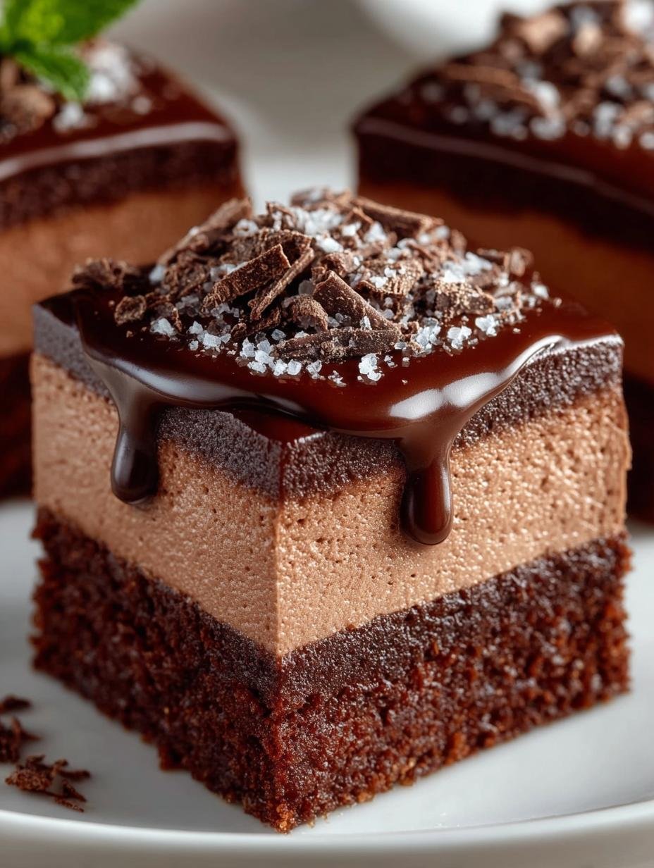 Chocolate Mousse Brownies: 7 Layers of Pure Indulgence - Chocolate Mousse Brownies - main visual representation