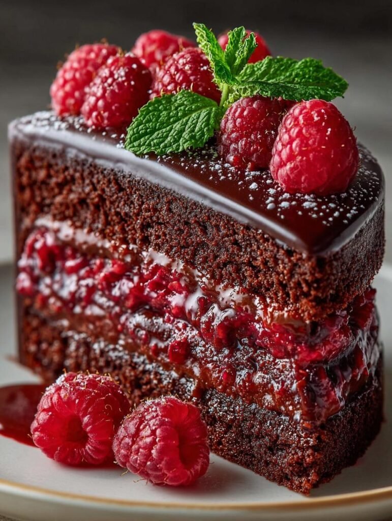 Chocolate Raspberry Cake