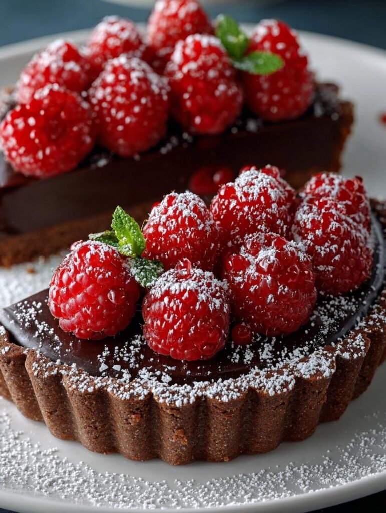 Chocolate Raspberry Tart