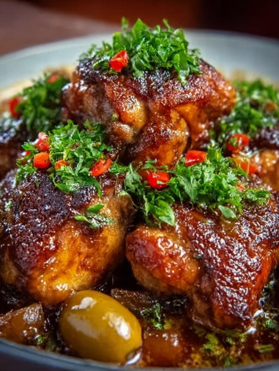 Comforting Moroccan Chicken One-Pot Wonder for Dinner - Comforting Moroccan Chicken One - additional detail