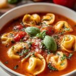 Cozy Tomato Tortellini Soup