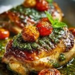 Crunchy Pesto Chicken Thighs