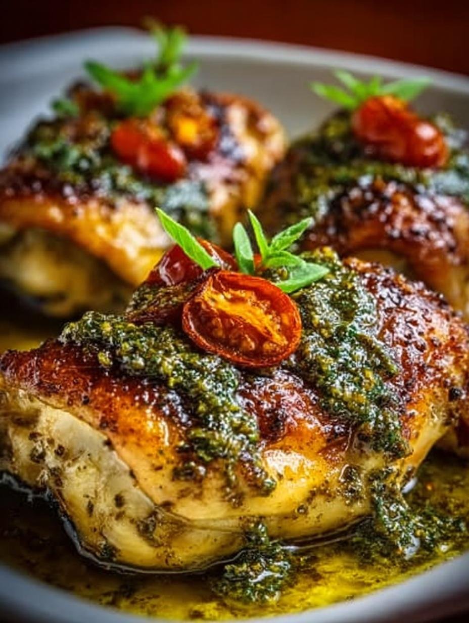 Crunchy Pesto Chicken Thighs: 5 Simple Steps to Perfection - Crunchy Pesto Chicken Thighs - additional detail