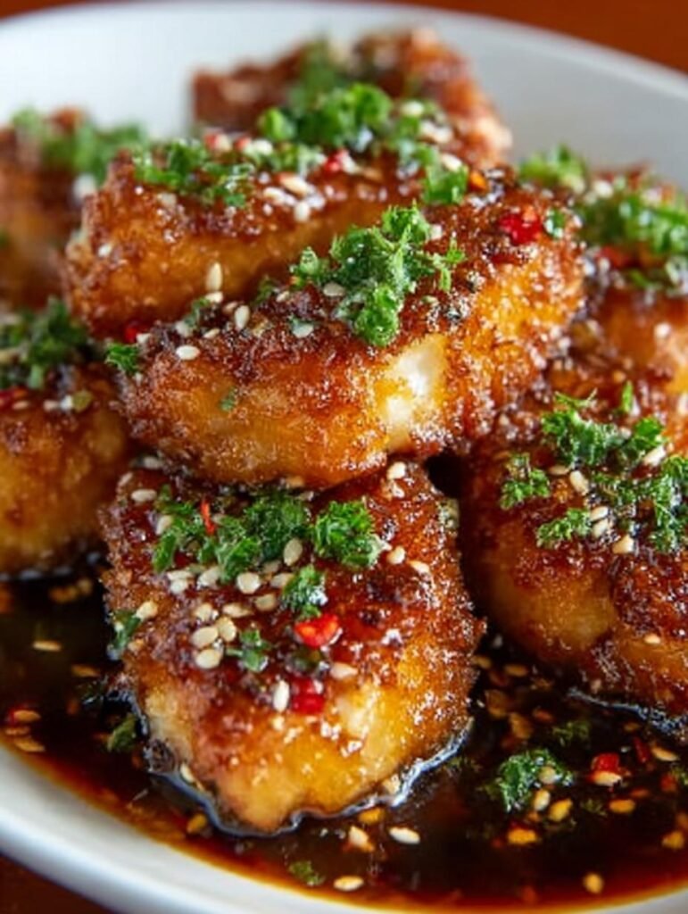 Double Crunch Honey Garlic