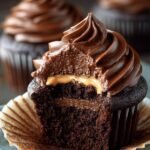 Double Dark Chocolate Cupcakes