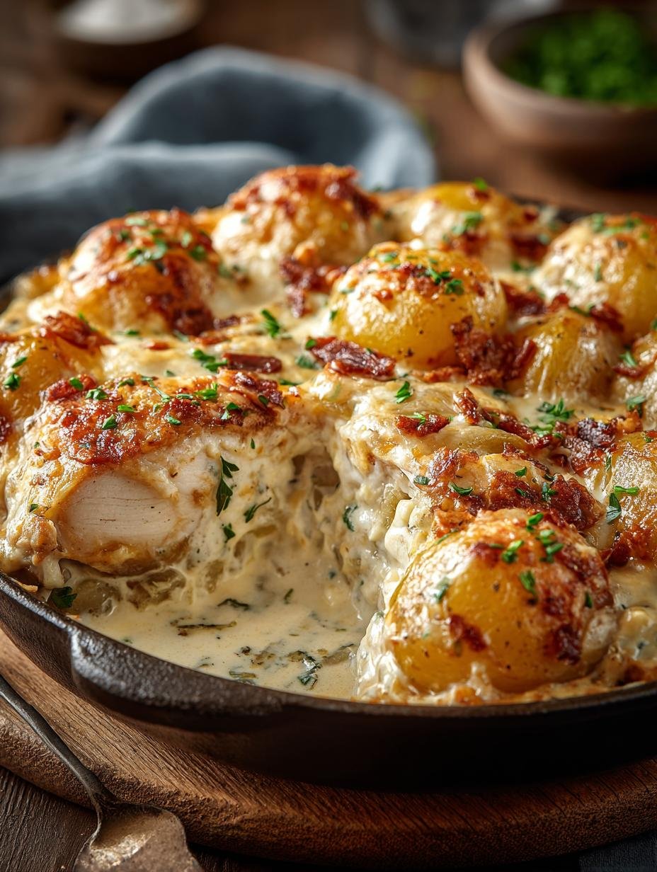 Dutch Oven Creamy Ranch Chicken & Potatoes Delight - Dutch Oven Creamy Ranch - main visual representation