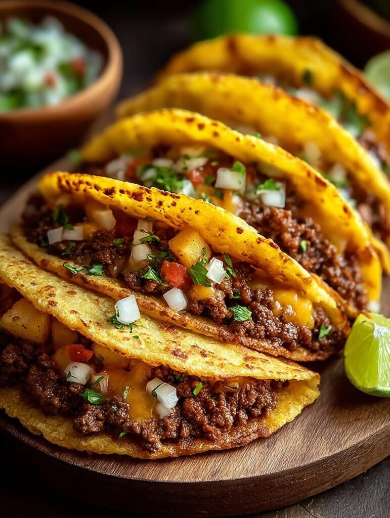 Ground Beef Potato Tacos