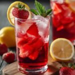 Hibiscus Tea Strawberry Lemonade