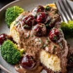 Indulgent Chocolate Cherry Cheesecake