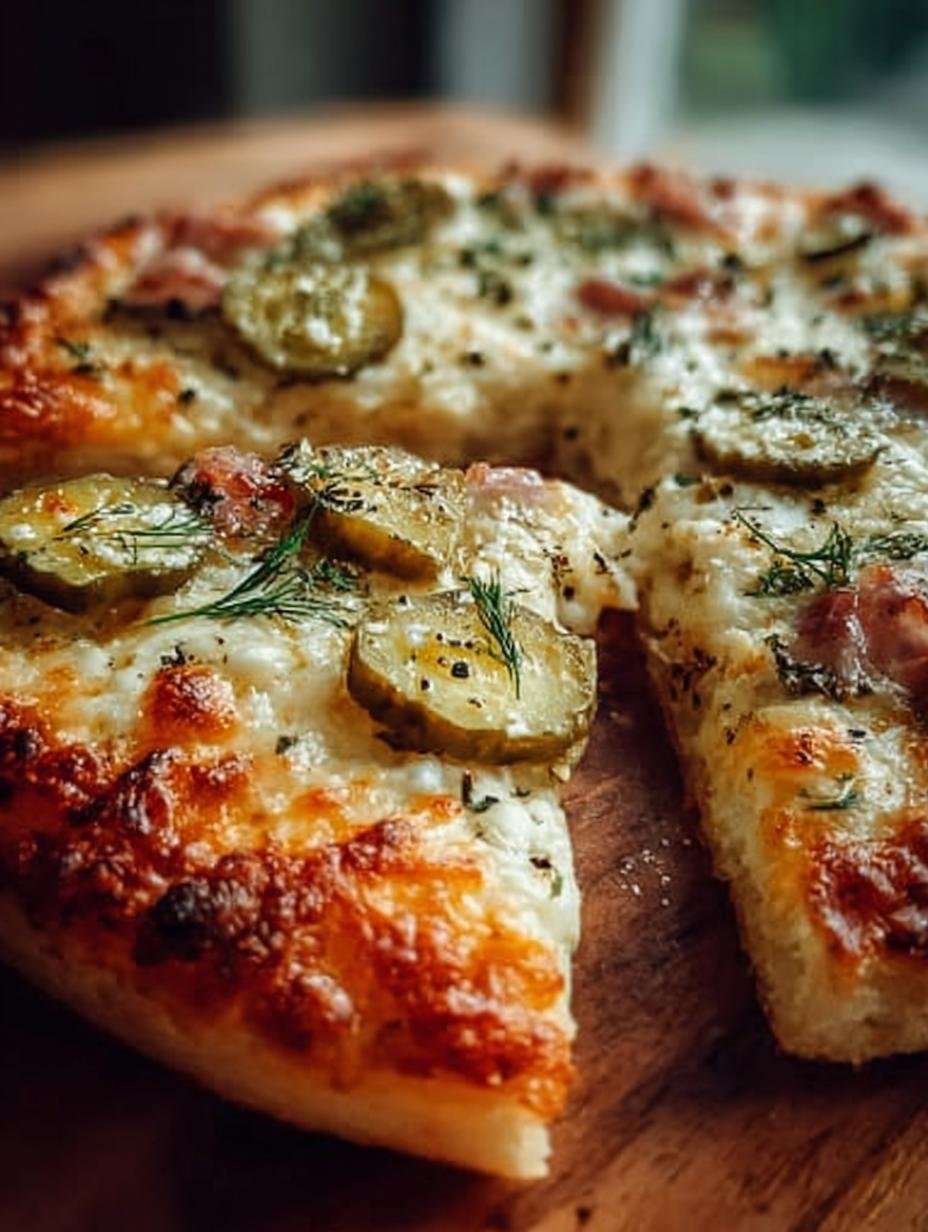 Irresistible Dill Pickle Pizza