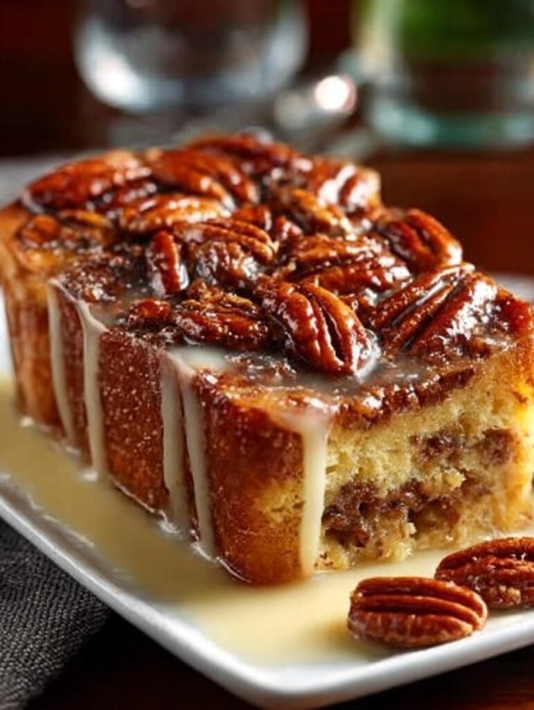 Irresistible Pecan Bourbon Bread