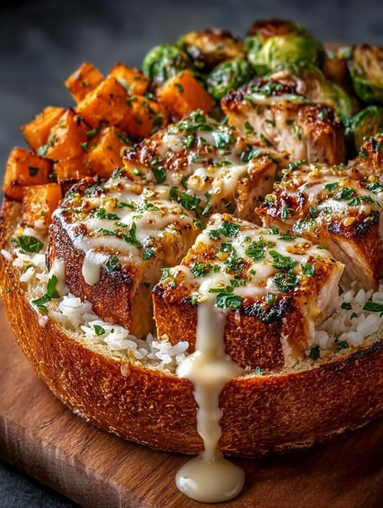 Italian Garlic Bread Sloppy