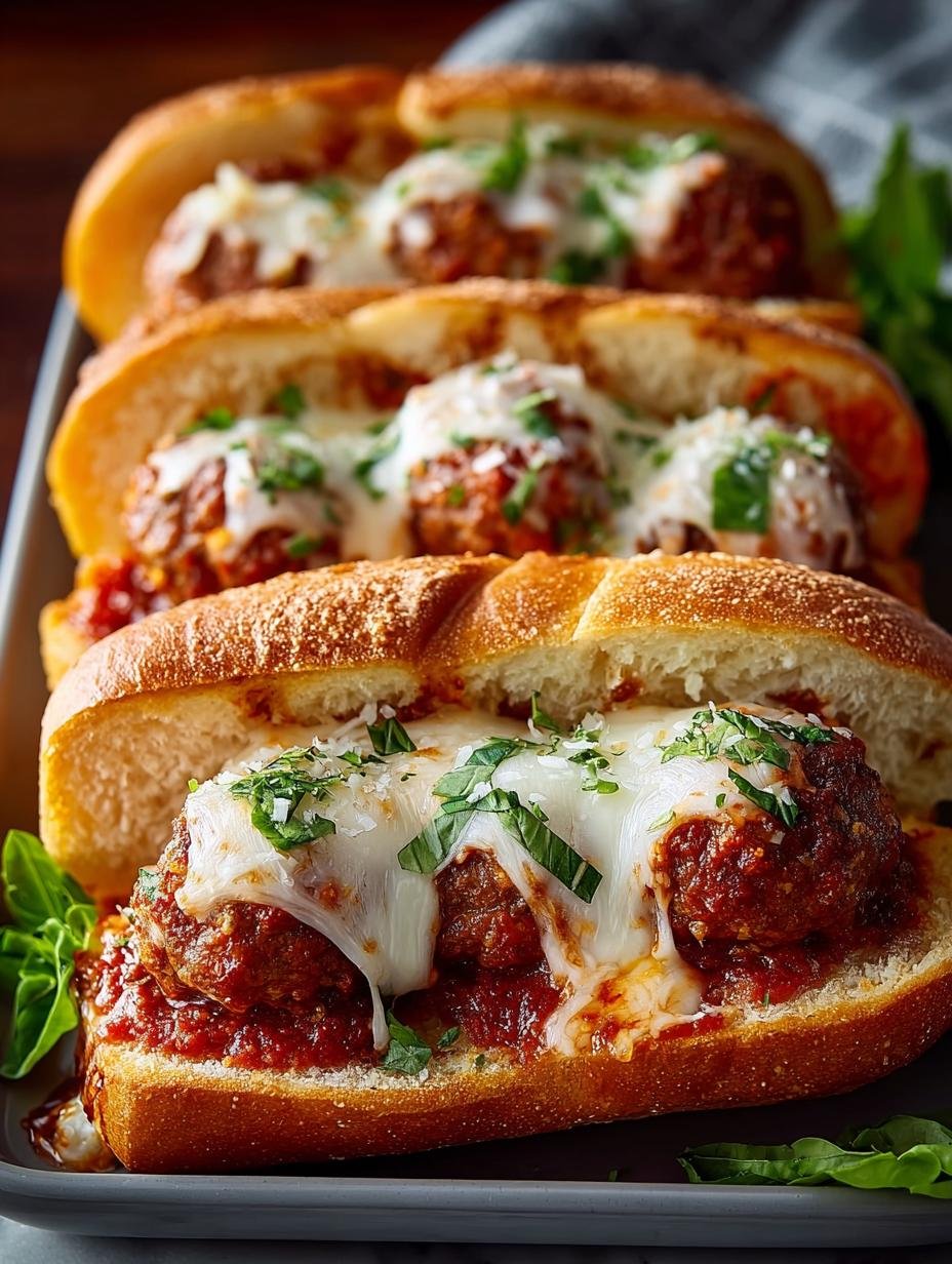 Italian Meatball Sub Sandwiches