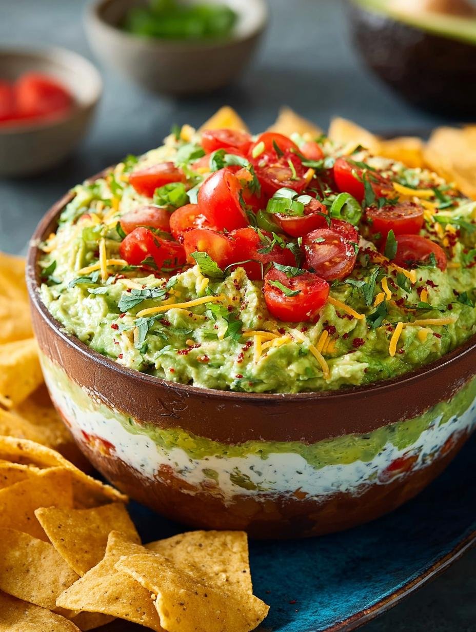 Layer Dip with Guacamole