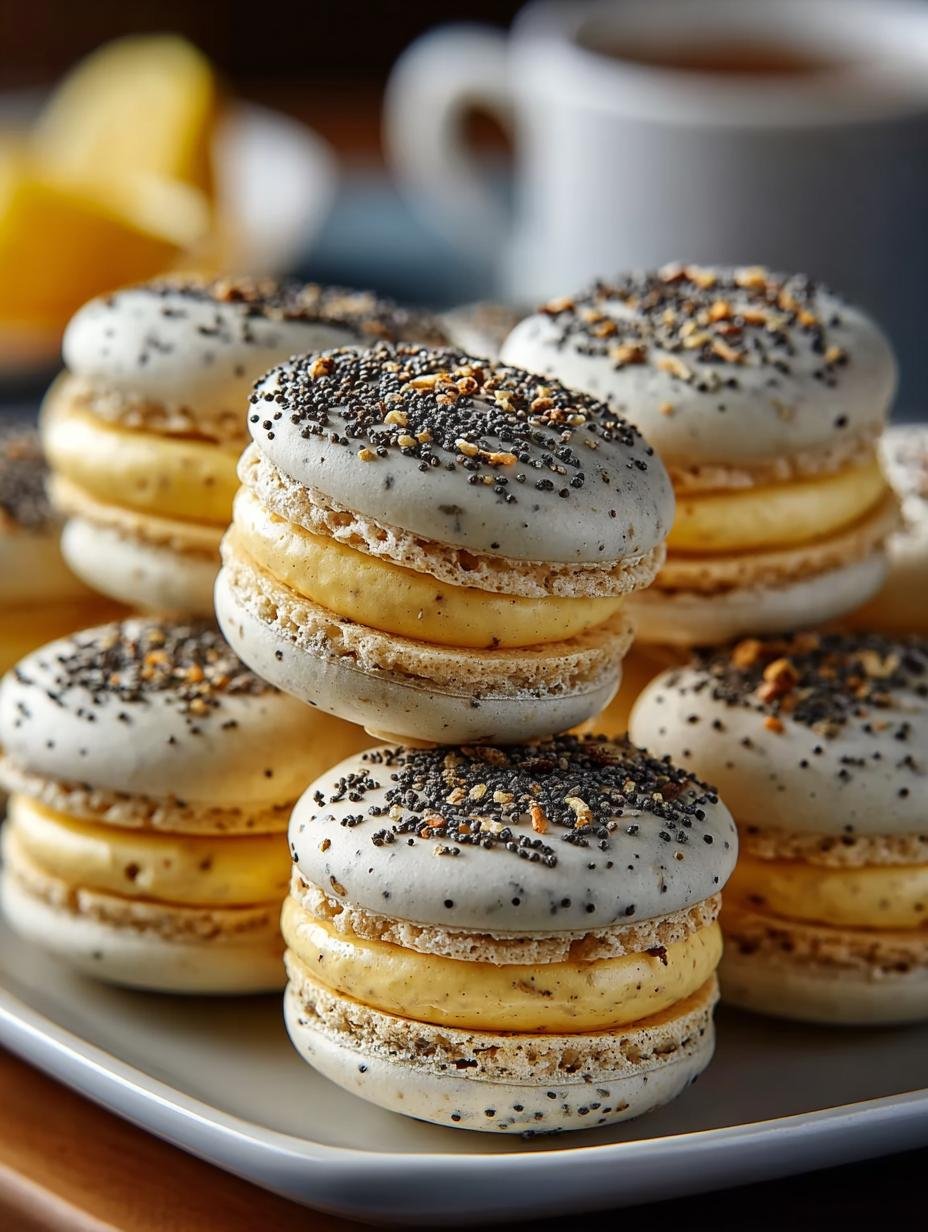 Lemon Poppy Seed Macarons: 5 Reasons to Love This Treat - Lemon Poppy Seed Macarons - main visual representation