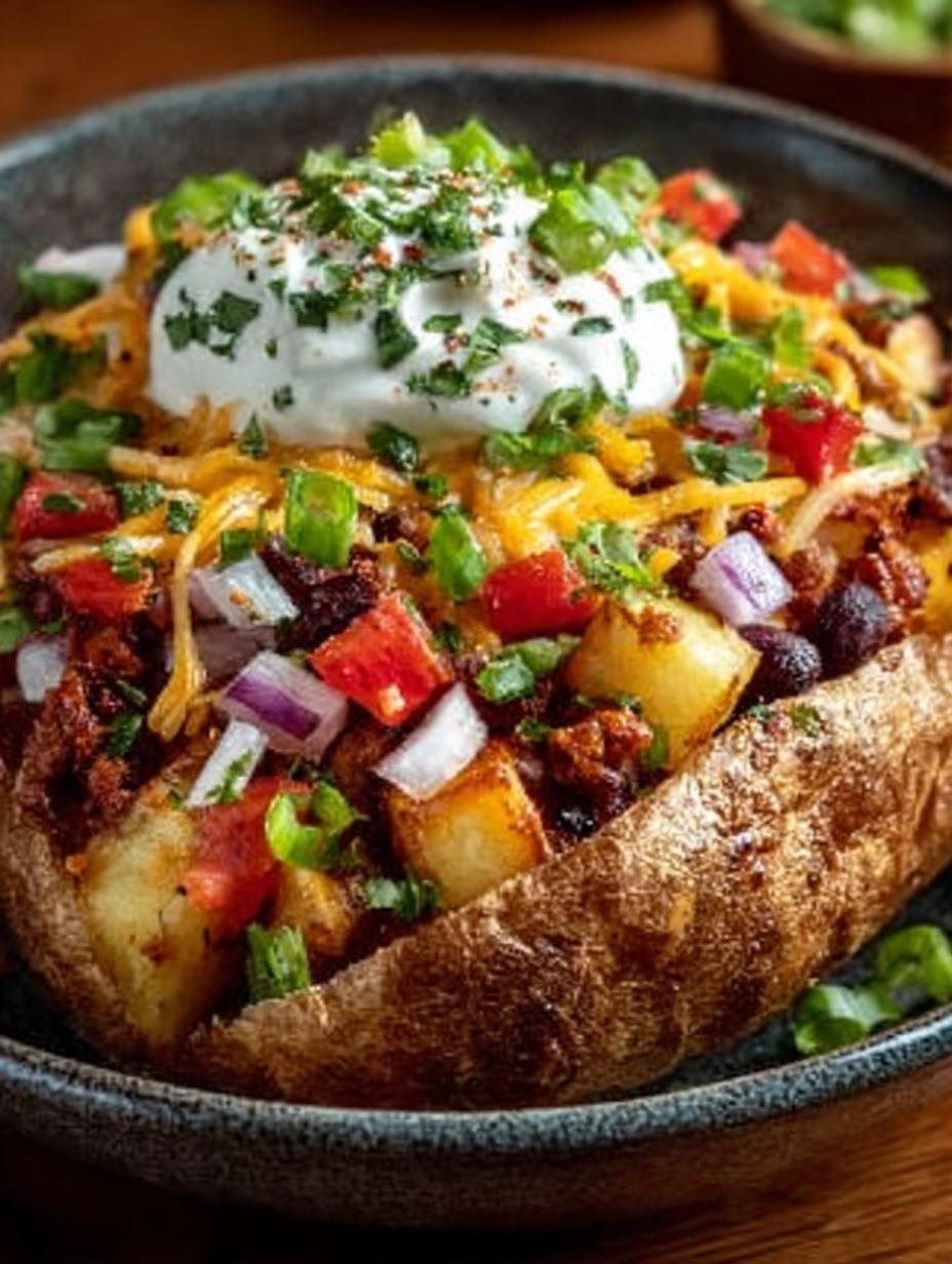 Loaded Potato Taco Bowl