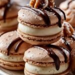 Macarons with Molasses Buttercream